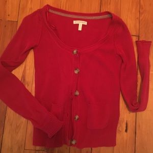 Aeropostale Red Cardigan